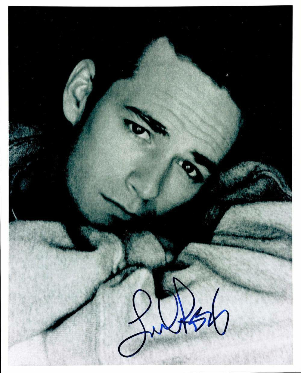 Coy Luther Luke Perry III Signed Black and White Photo