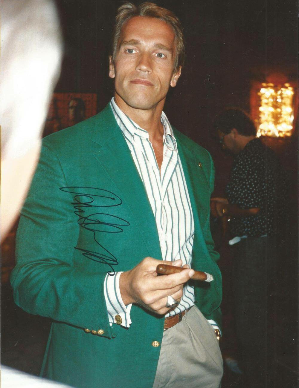 Arnold Schwarzenegger Signed 12x8 Color Photo - Authentic Autograph