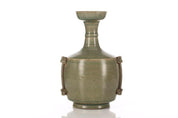 Chinese Celadon Vase - Tang Style Elegance with Mallet Form