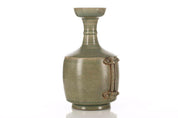 Chinese Celadon Vase - Tang Style Elegance with Mallet Form