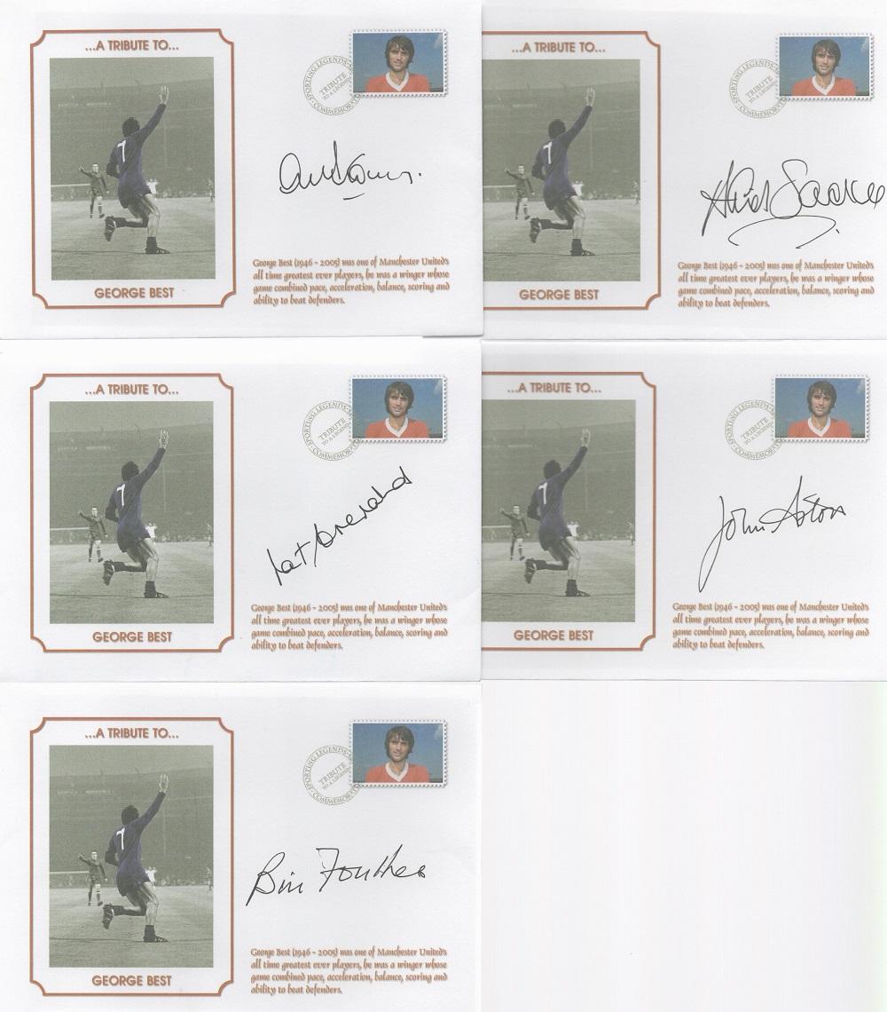 Manchester United Icons Autographed Collection - Five Legends Edition