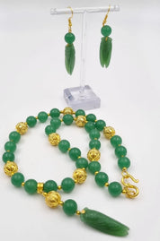 Chinese Green Emerald Cicada Set - 78g