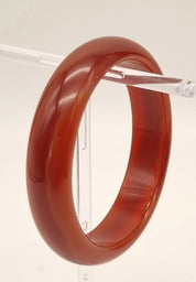 Timeless Elegance: Red Jade Bangle - Ruby Bracelet with 2.36" Inside Diameter