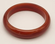 Timeless Elegance: Red Jade Bangle - Ruby Bracelet with 2.36" Inside Diameter