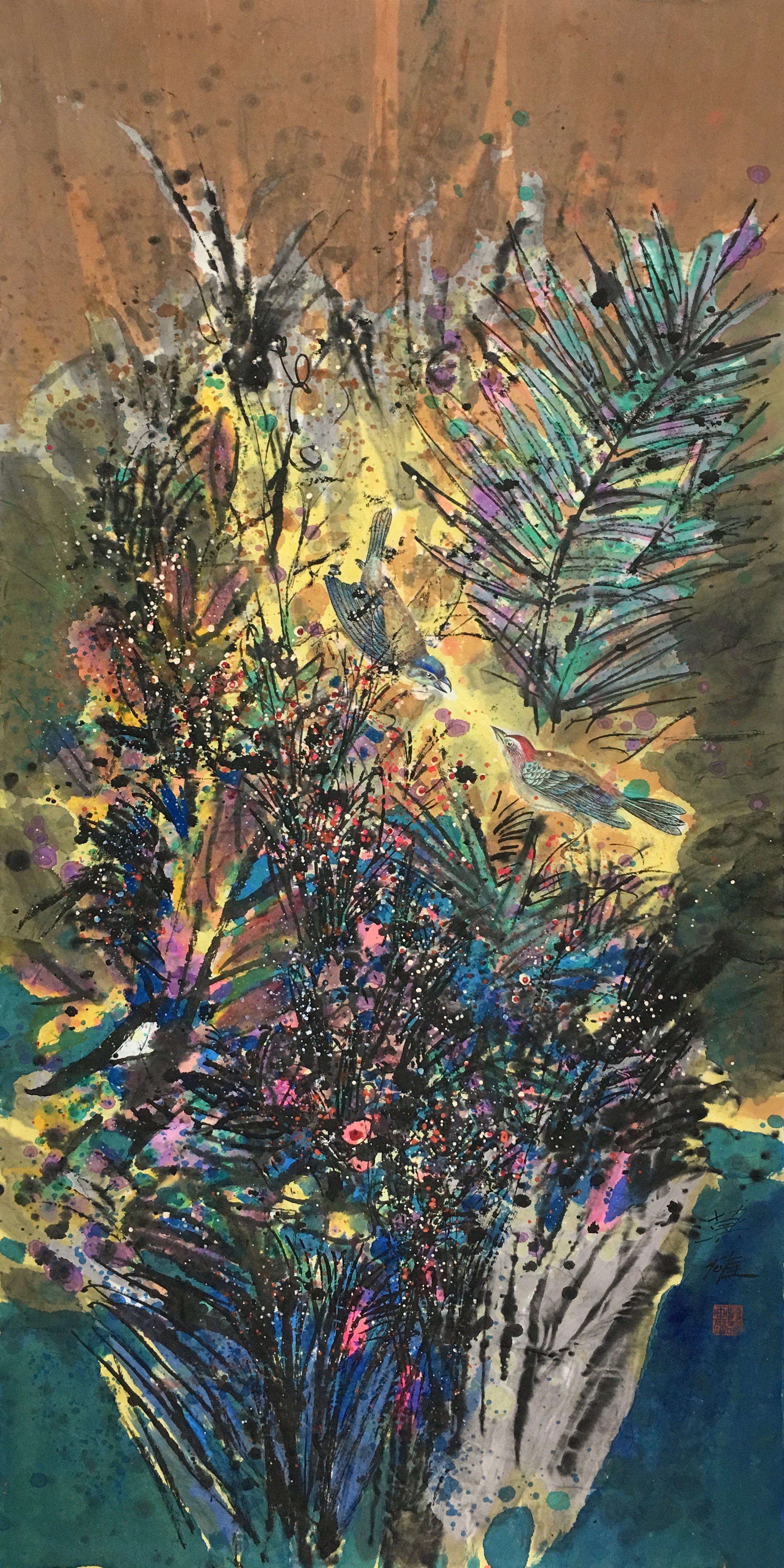 Flowers and Birds