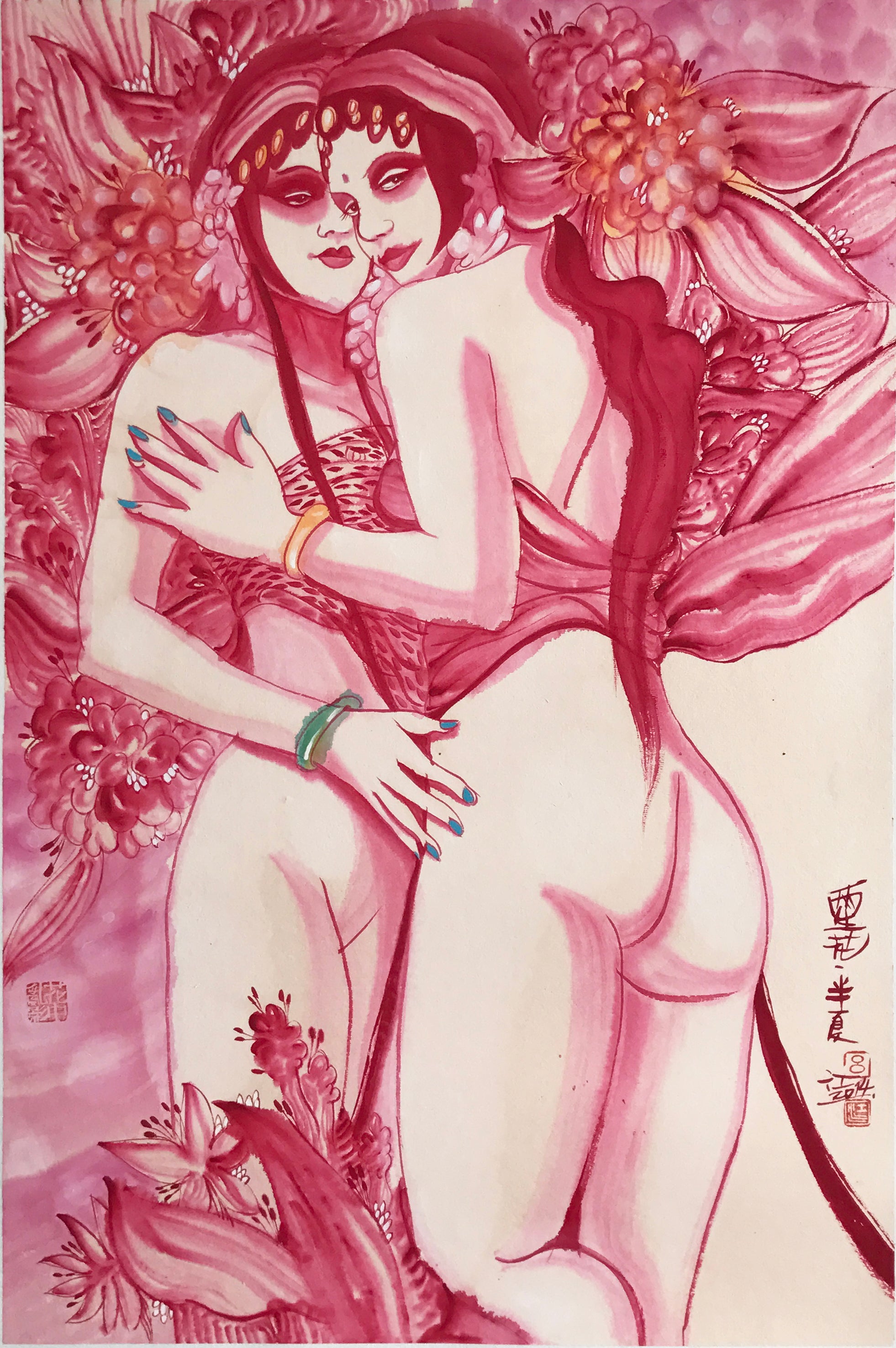 Two Flowers · Pinellia