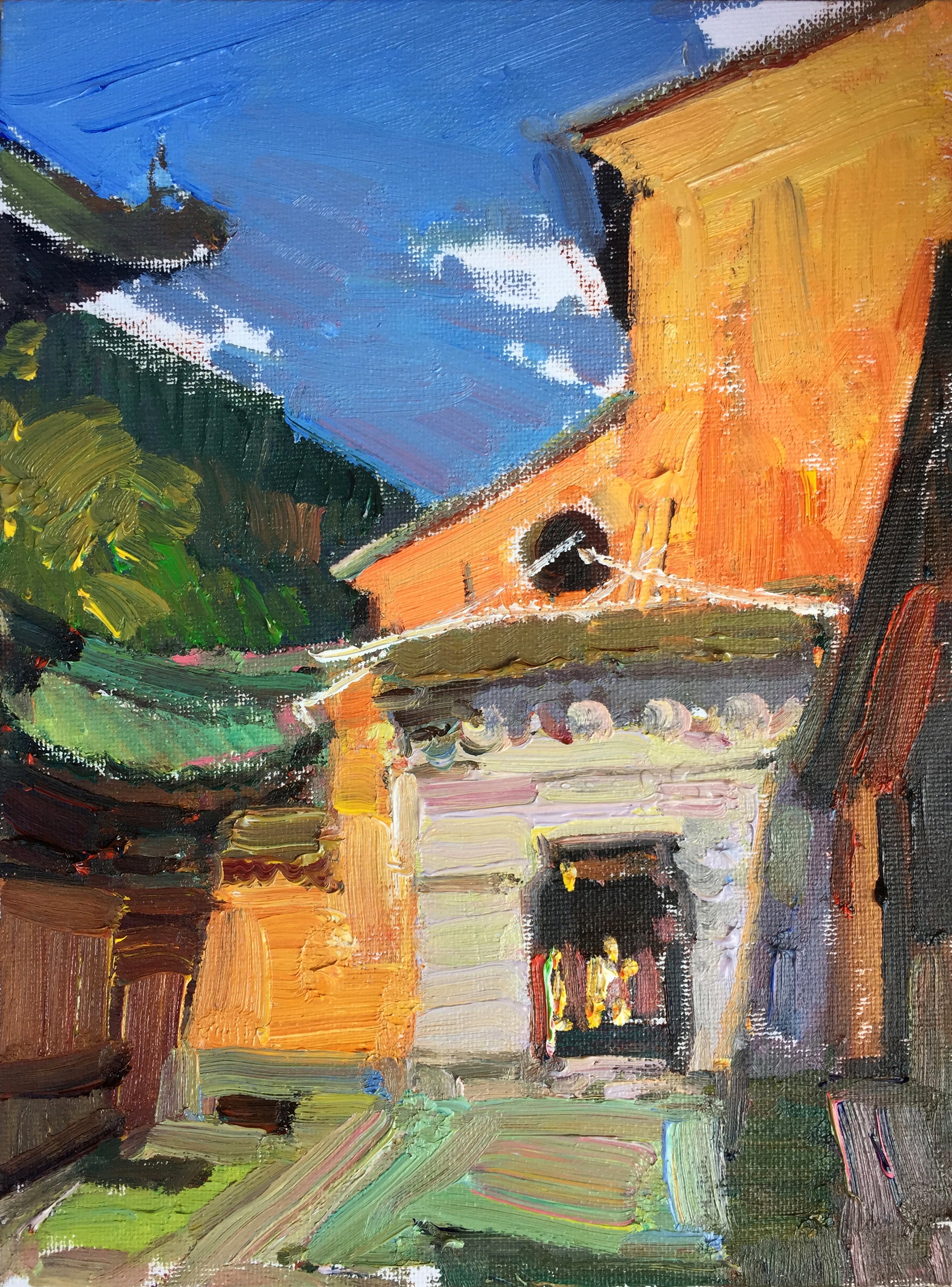Sketch in Yandang Mountain, Zhejiang Province