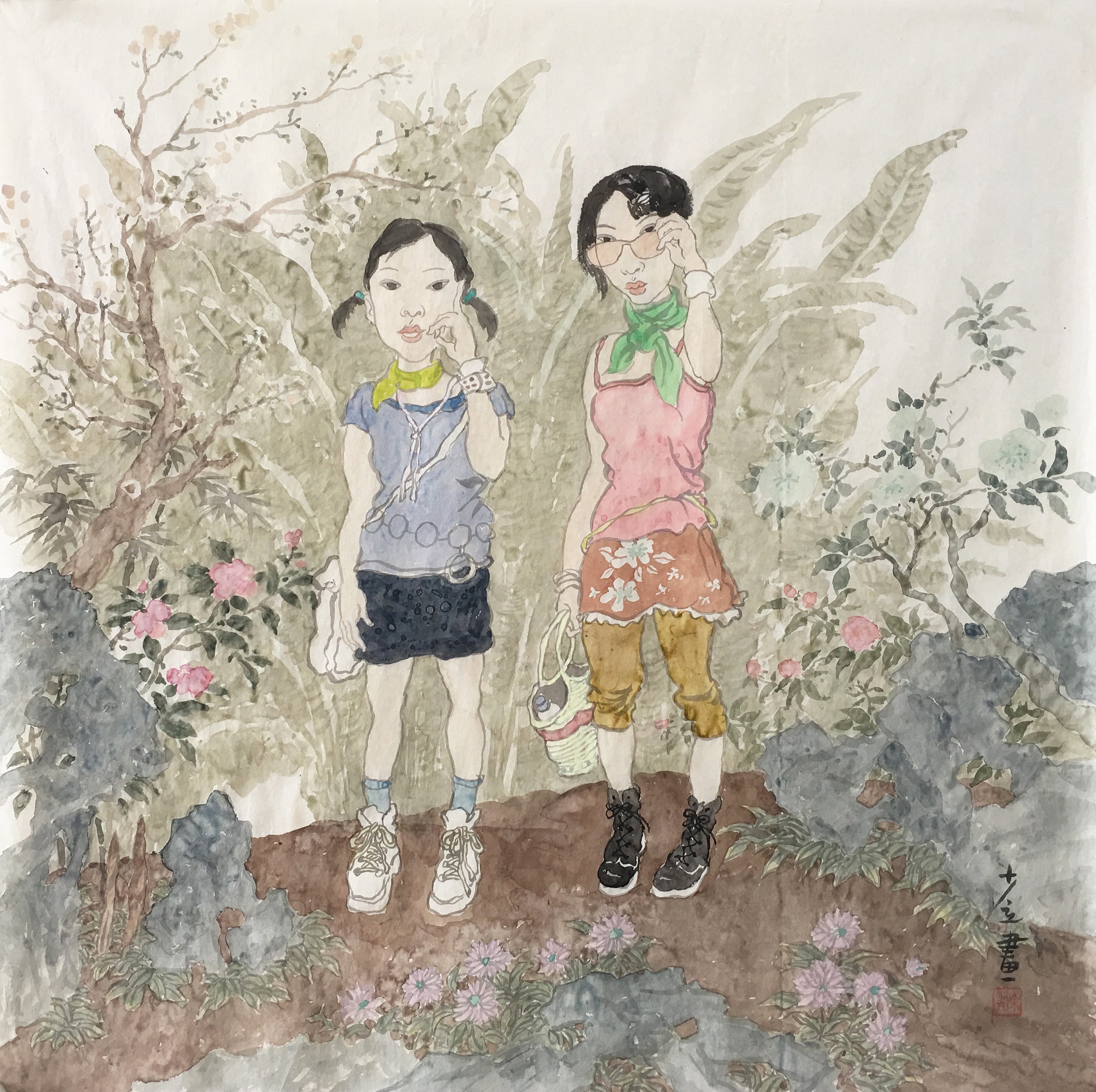 Among Thousands of Flowers