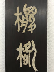 Wu Changshuo Hardwood Couplet