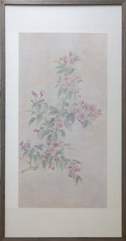 The East Wind Shakes the Wisteria Leaves (Four Screens)