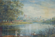 The Brocas Vlump, Eton, with Windsor Castle
