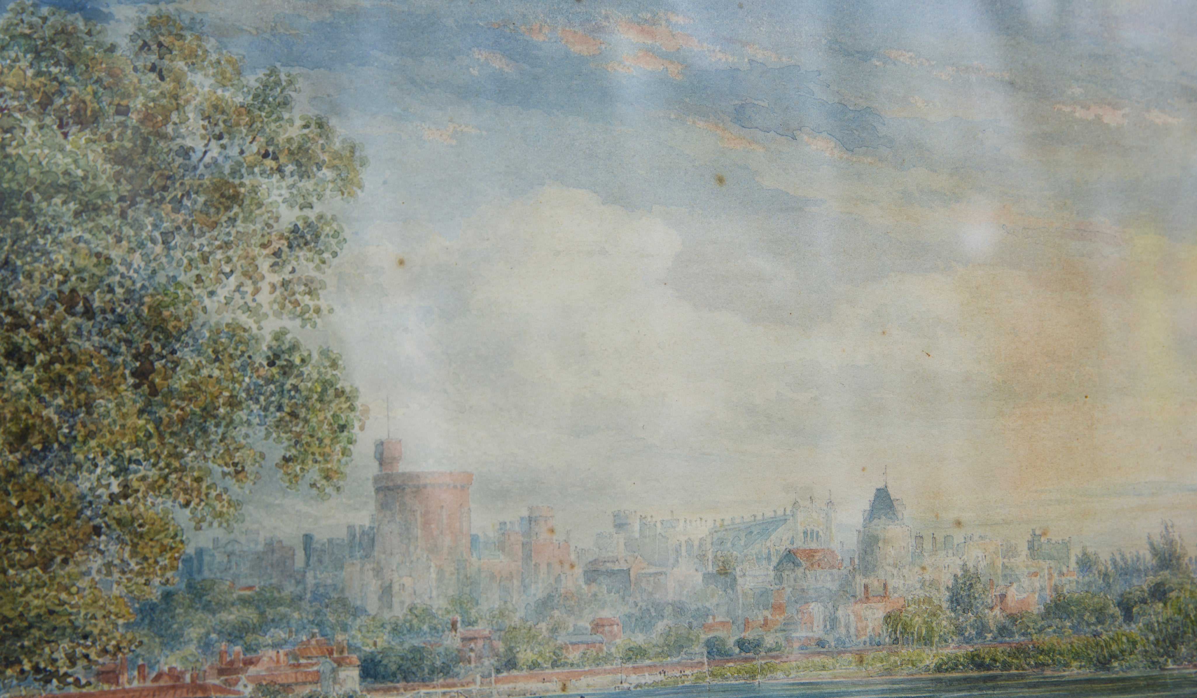 The Brocas Vlump, Eton, with Windsor Castle