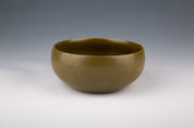 Chinese monochrome 'teadust' glazed bowl