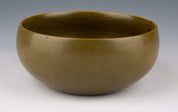 Chinese monochrome 'teadust' glazed bowl