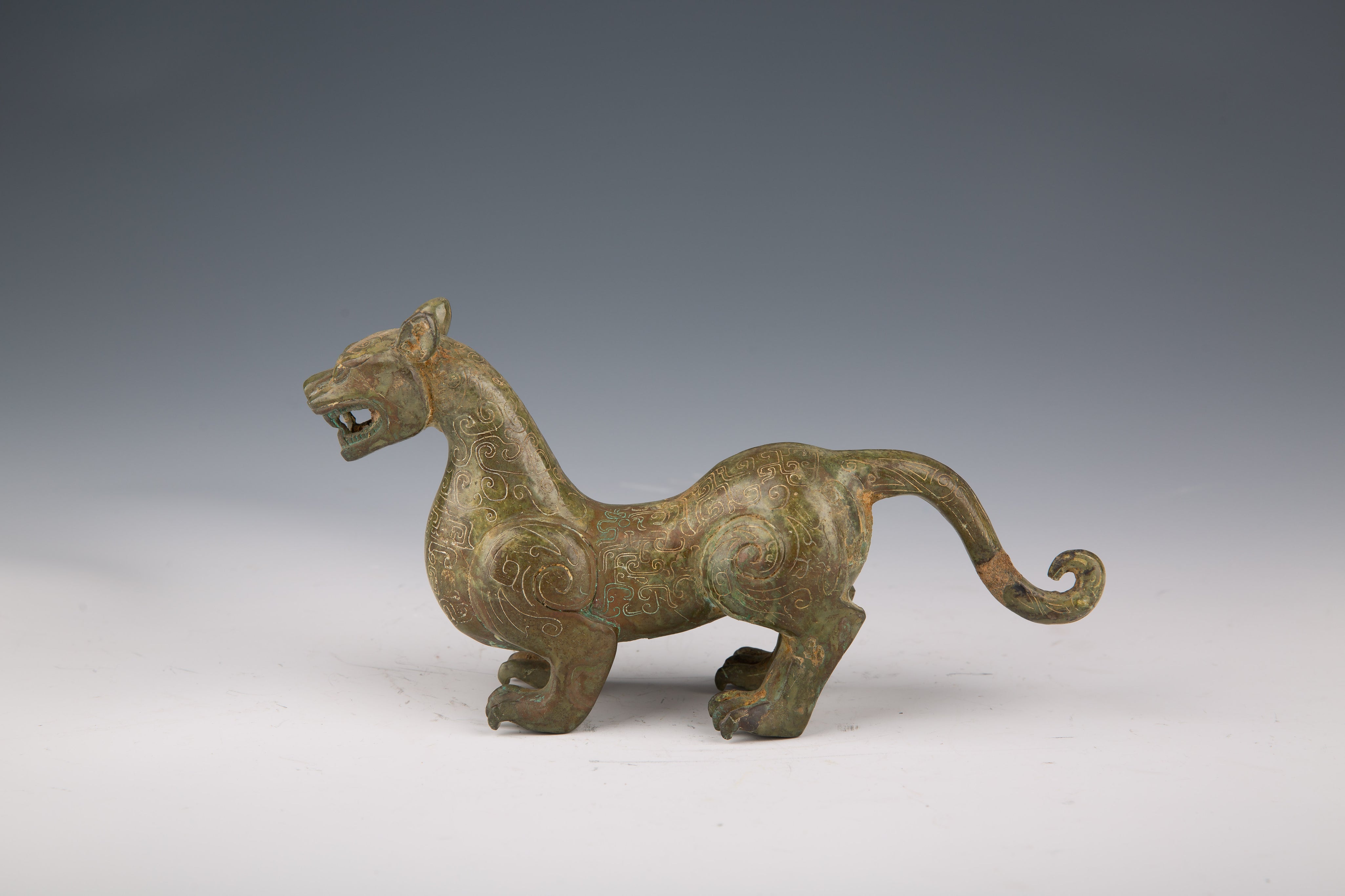 Bronze Tiger of the Han Dynasty in China