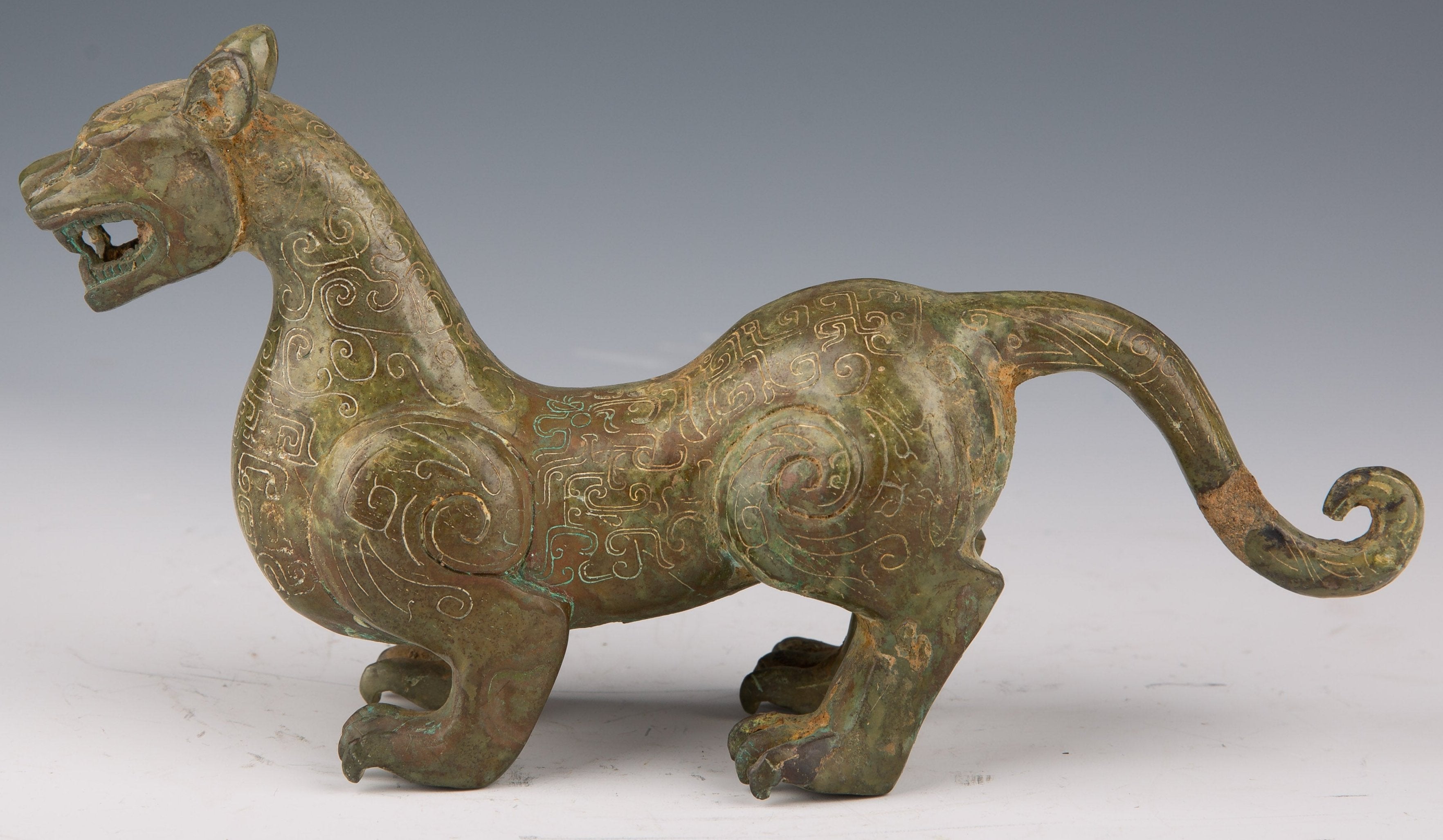 Bronze Tiger of the Han Dynasty in China