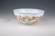 Chinese "100 Boys" Eggshell Porcelain Bowl