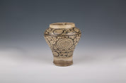 Small pottery with Chrysanthemum details