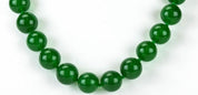 12mm large green soft jade bead pendant