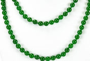 Hand knot green soft jade bead pendant