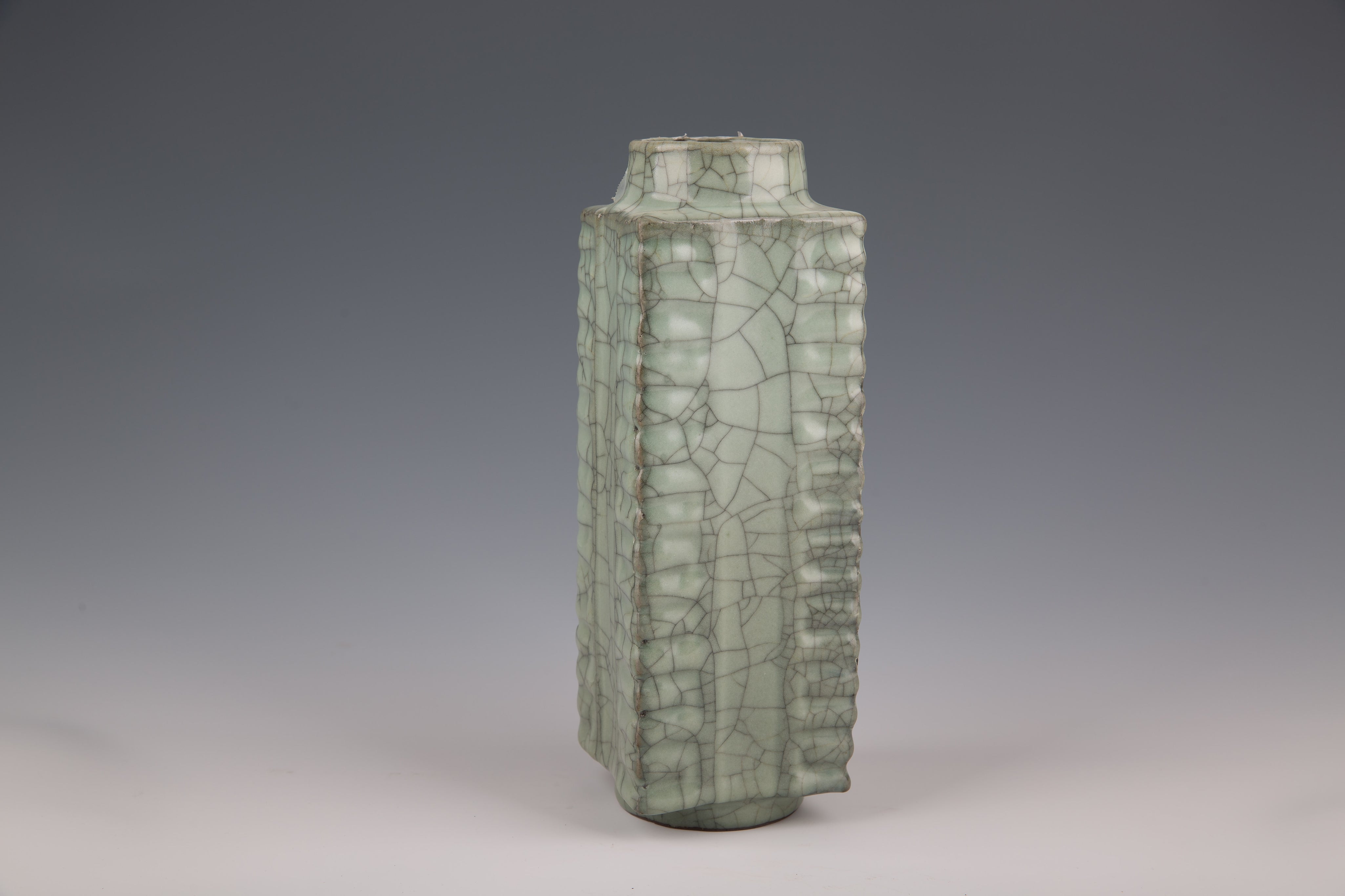 Chinese Celadon Square Bottle