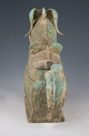 Chinese Bronze Sacrificial Wine Vessel (Guang)