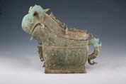 Chinese Bronze Sacrificial Wine Vessel (Guang)