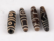 Four agate beads