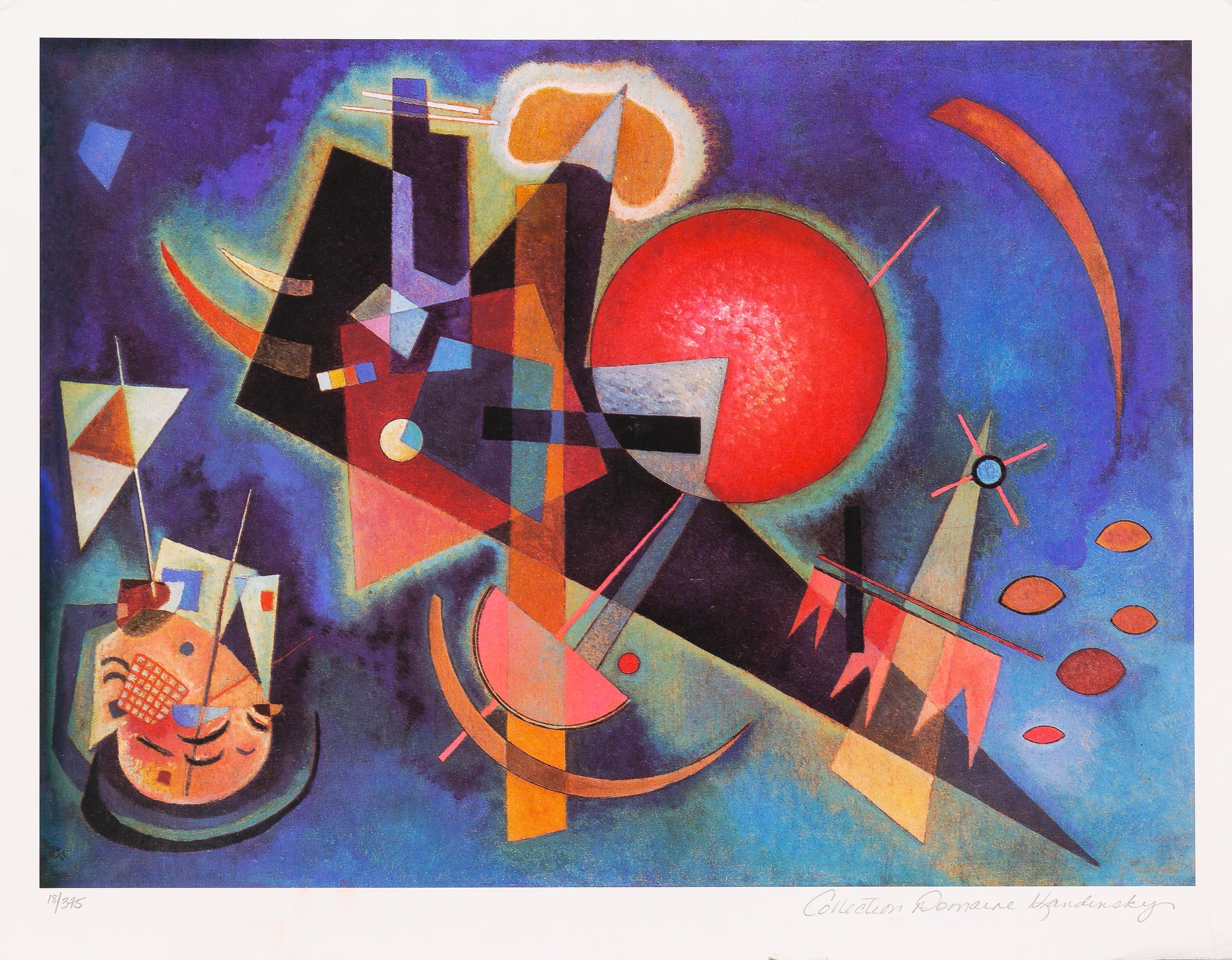 Wassily Kandinsky 'In Blue'