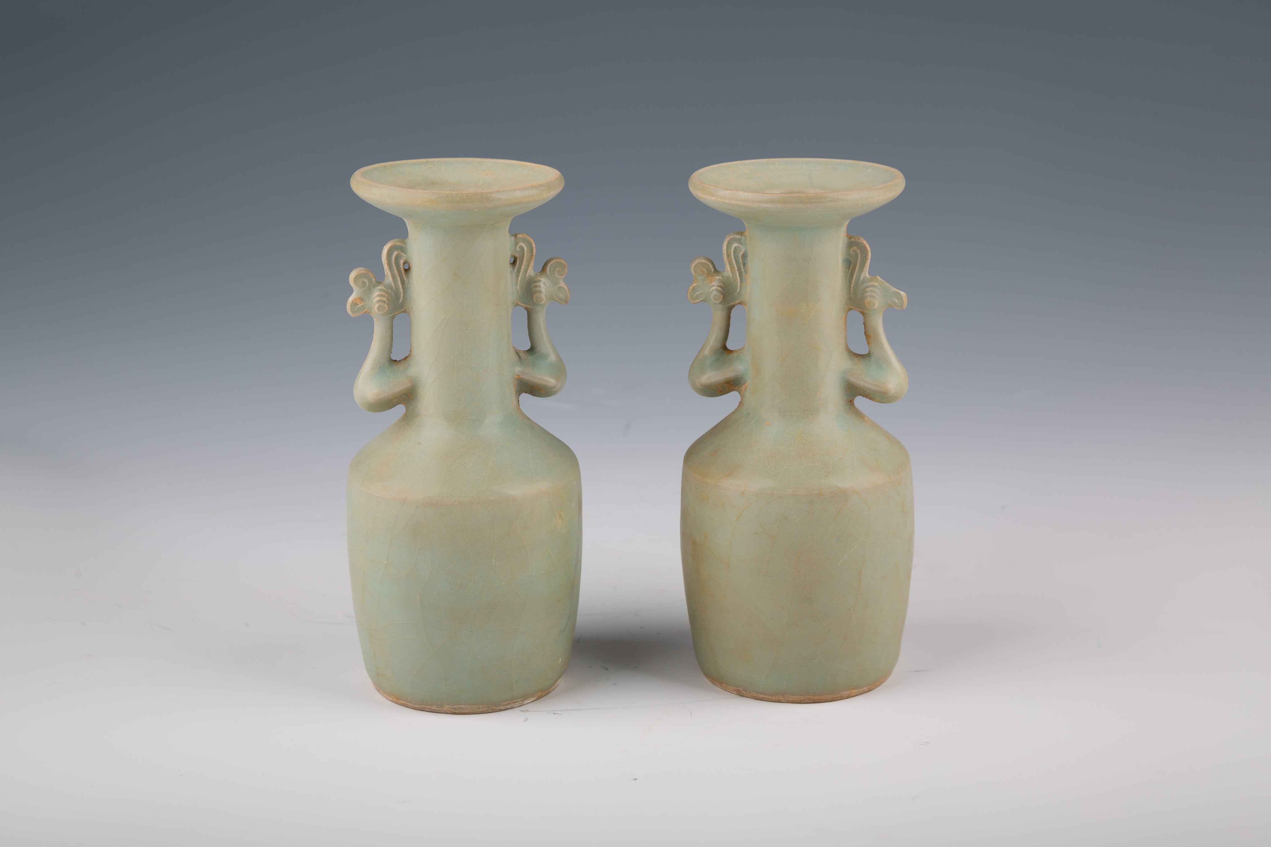 Longquan Kiln Bottles with Double Ears