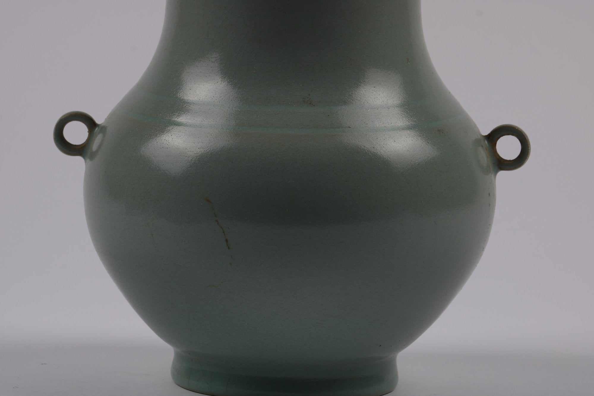 A Chinese Celadon Glazed Porcelain Vase