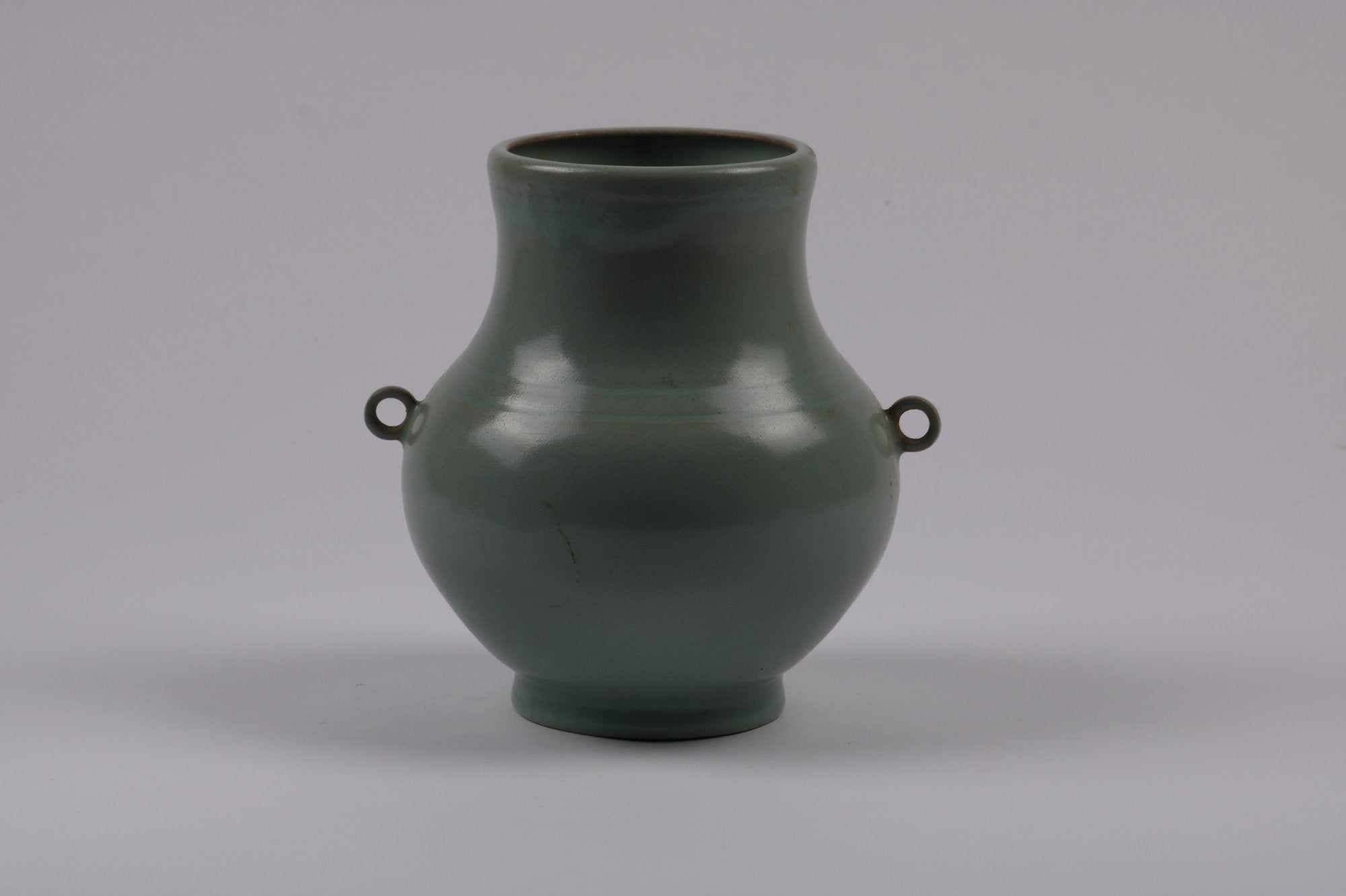 A Chinese Celadon Glazed Porcelain Vase