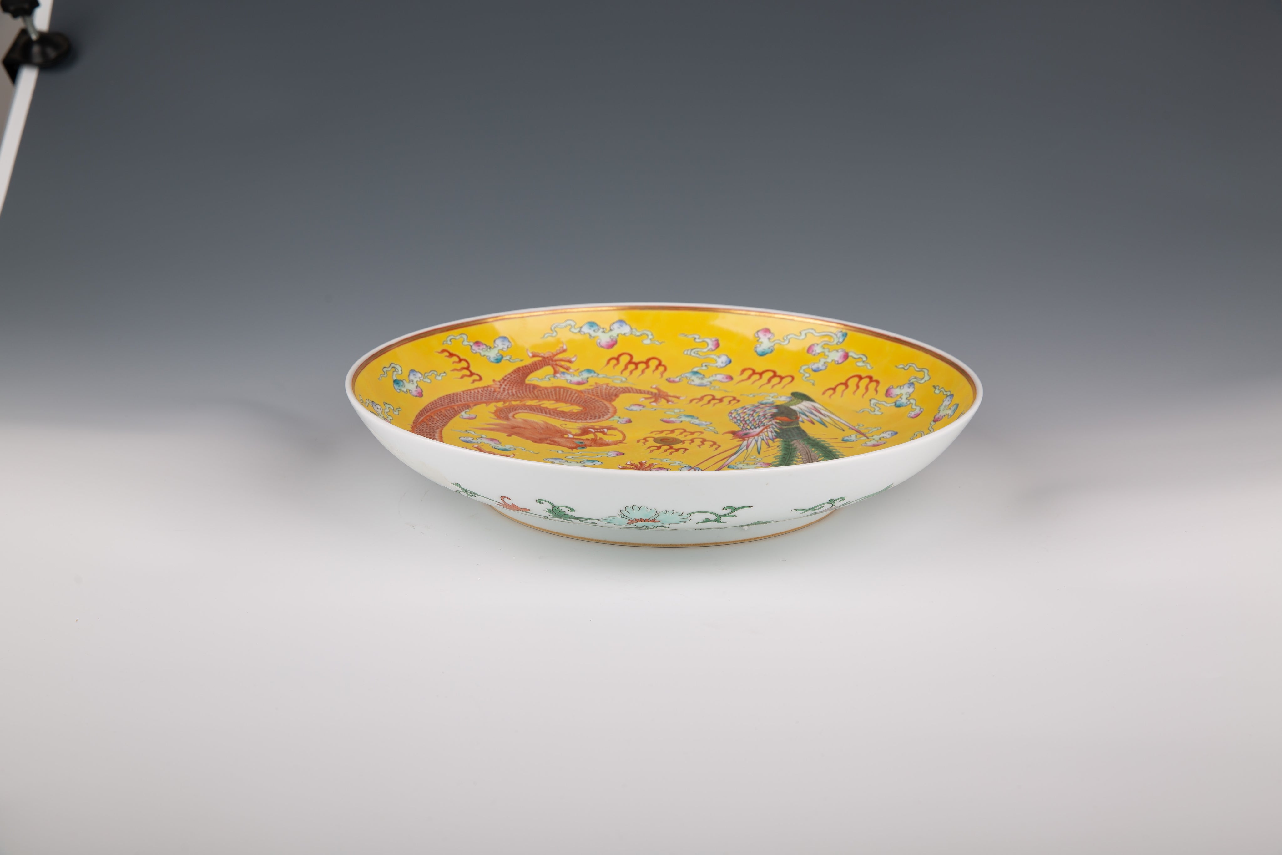 Chinese Fenglong Porcelain Plate