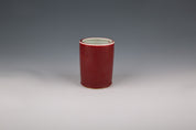 Chinese Ox Blood Glazed Porcelain Brush Pot