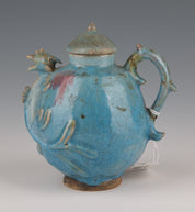 Jun Kiln Glazed Wine Pot in the Qing Dynasty of China