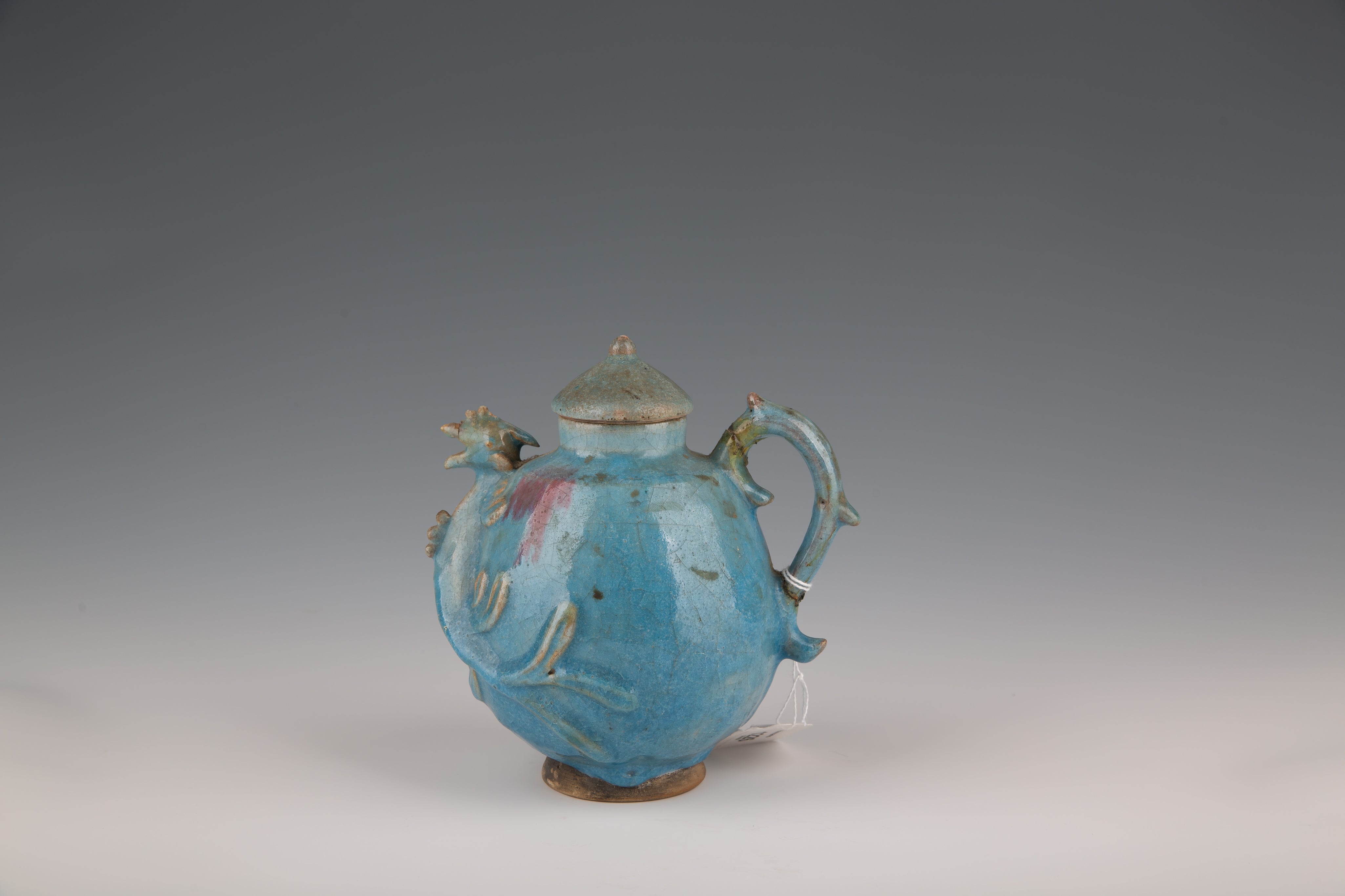 Jun Kiln Glazed Wine Pot in the Qing Dynasty of China