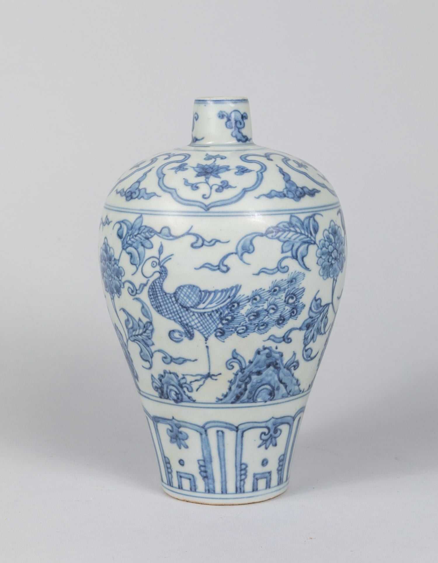 Chinese Ming Shipwreck Blue & White Vase