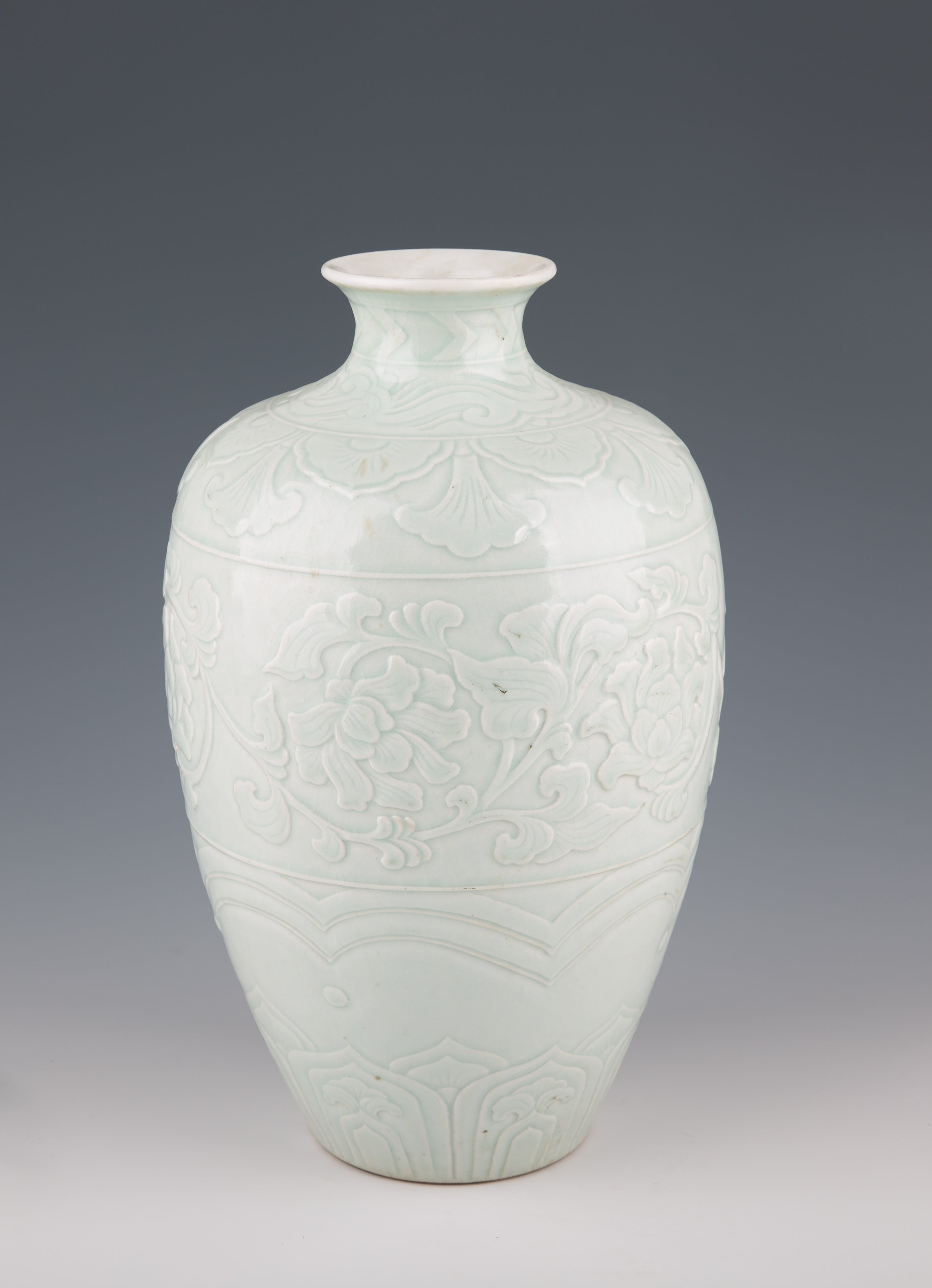 Chinese Celadon Glazed Porcelain Vase