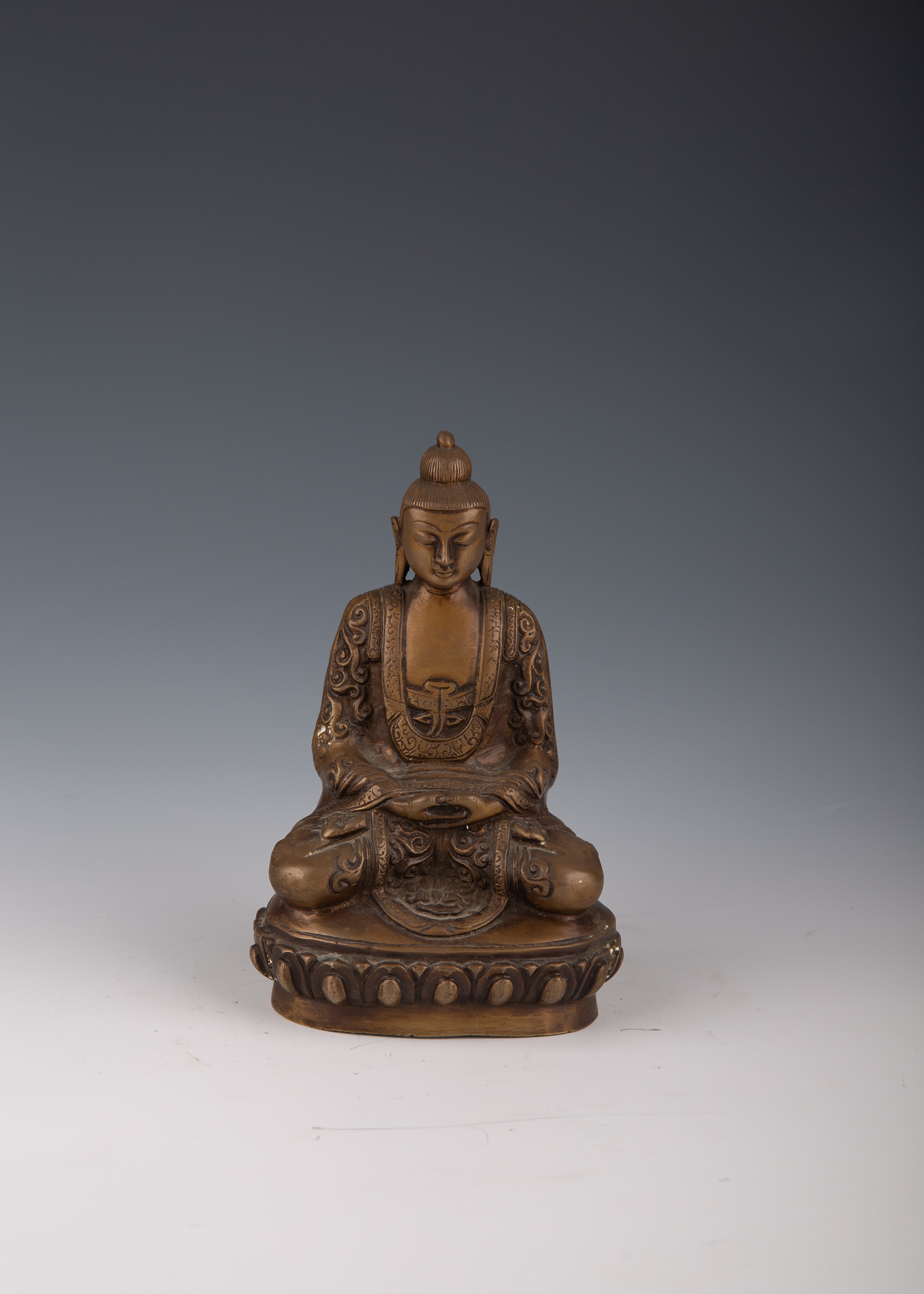 A Bronze Buddha statue