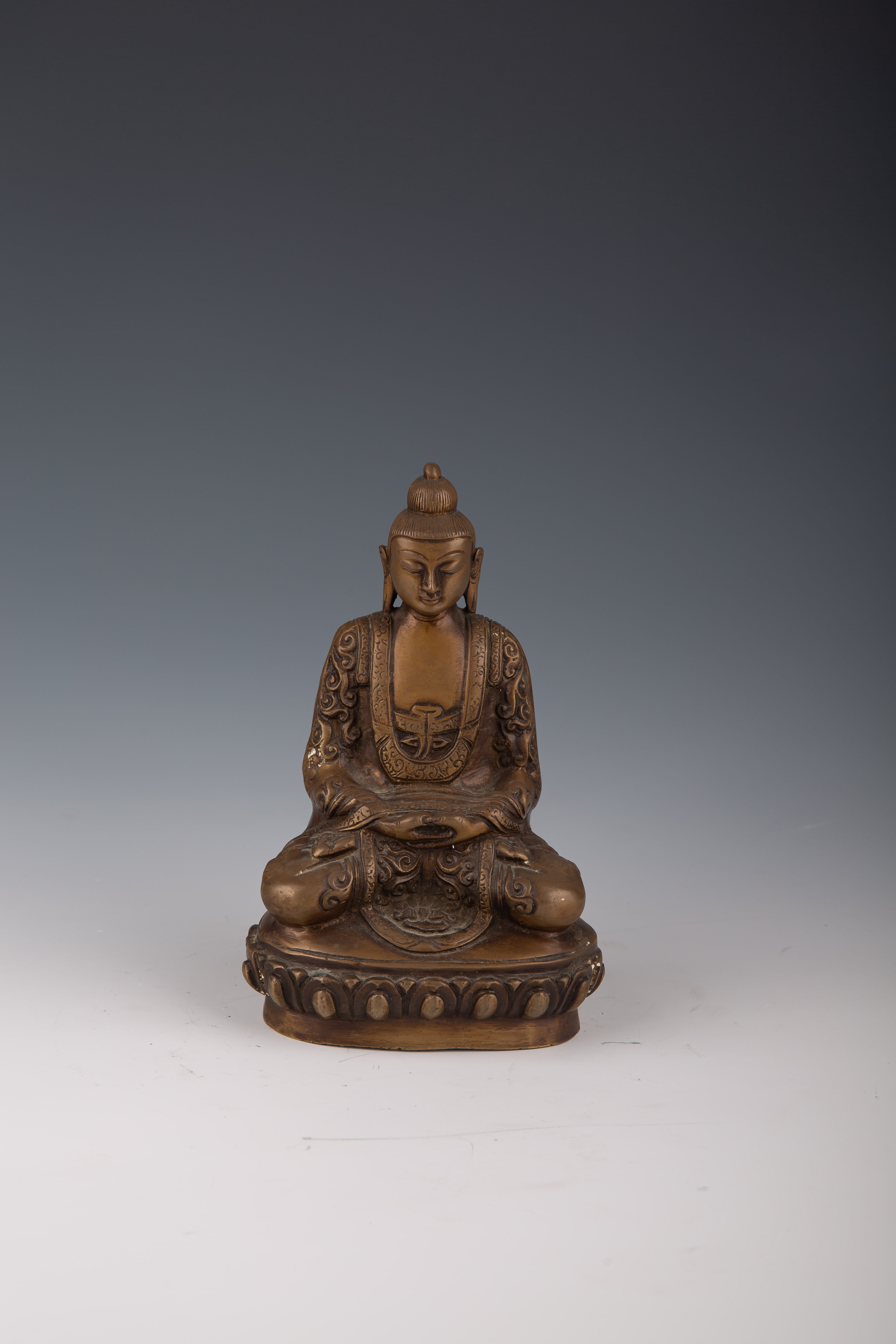 A Bronze Buddha statue