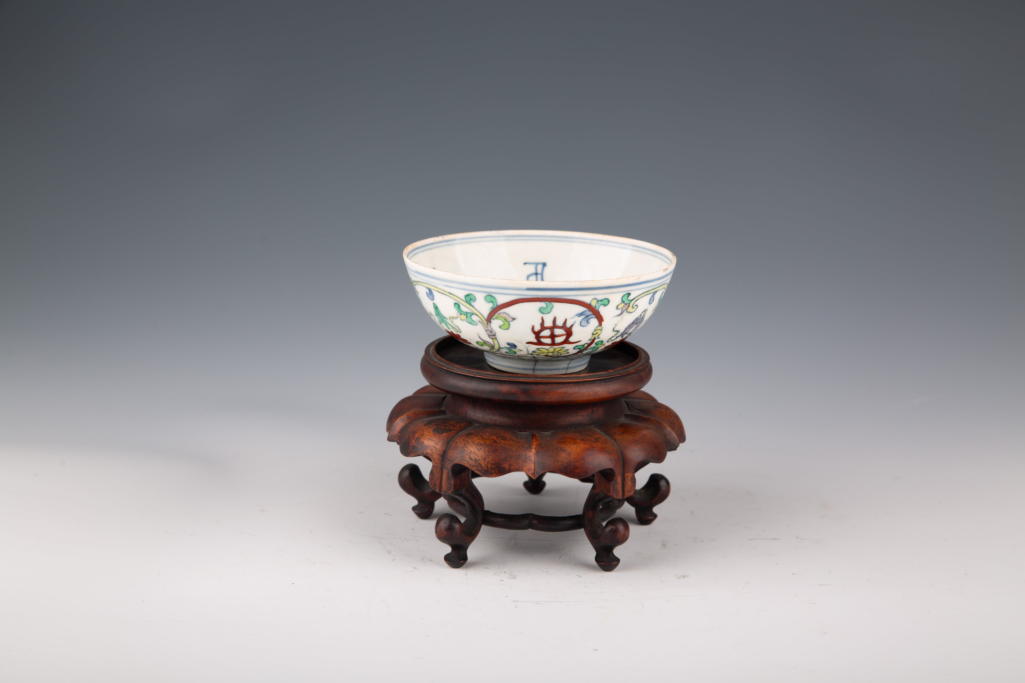 Chinese Doucai 'Floral' Bowl, Chenghua Mark