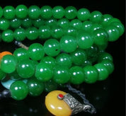 Chinese Green Glazed Pearl Pendant