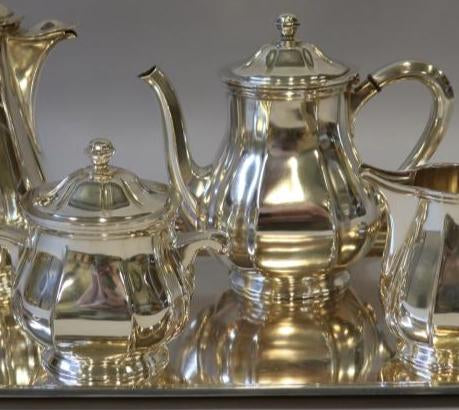 Silver plated Westman coffee and tea set