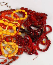 Cherry Amber and Other Jewels Carved During the Qing Dynasty in China