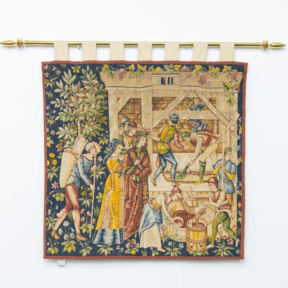 Tapestry, a Medieval Scene