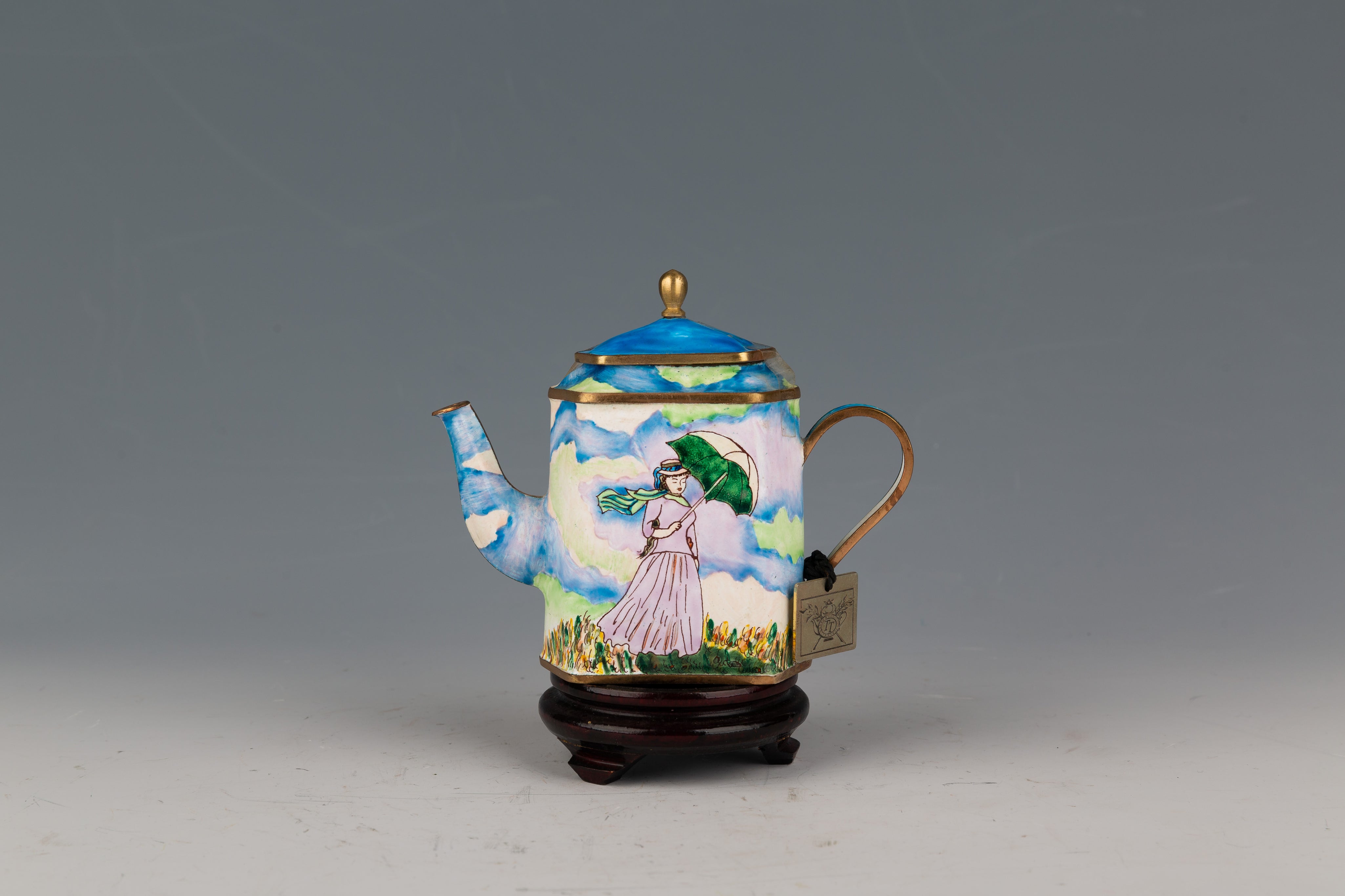 6 Gobel's "Artist" Teapots