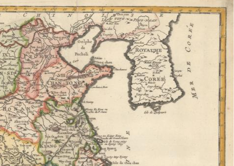 Maps of China and South Korea