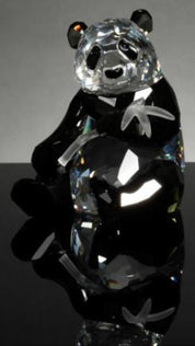 Swarovski Crystal SCS Endangered Wild Animal Panda Statue