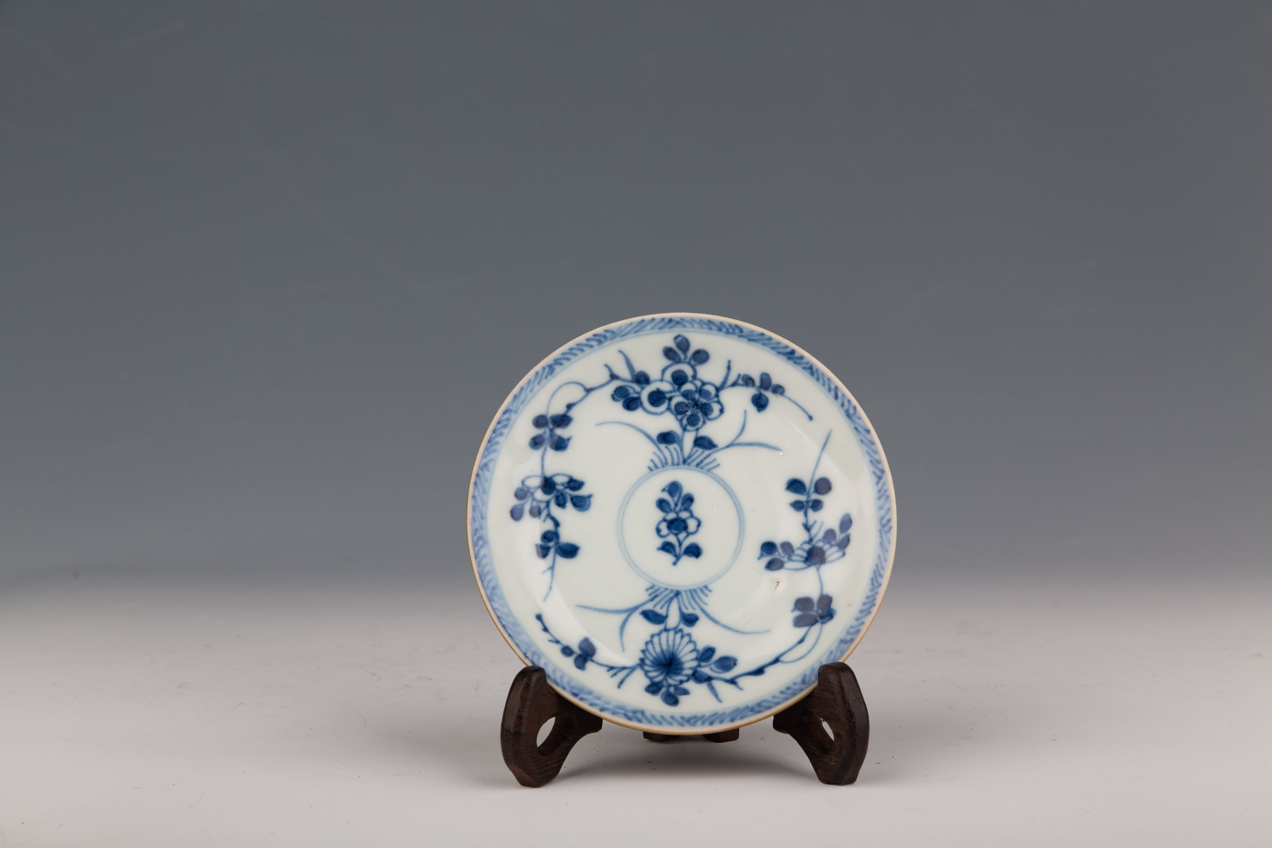 Blue and White Tea Bowls and Dishes