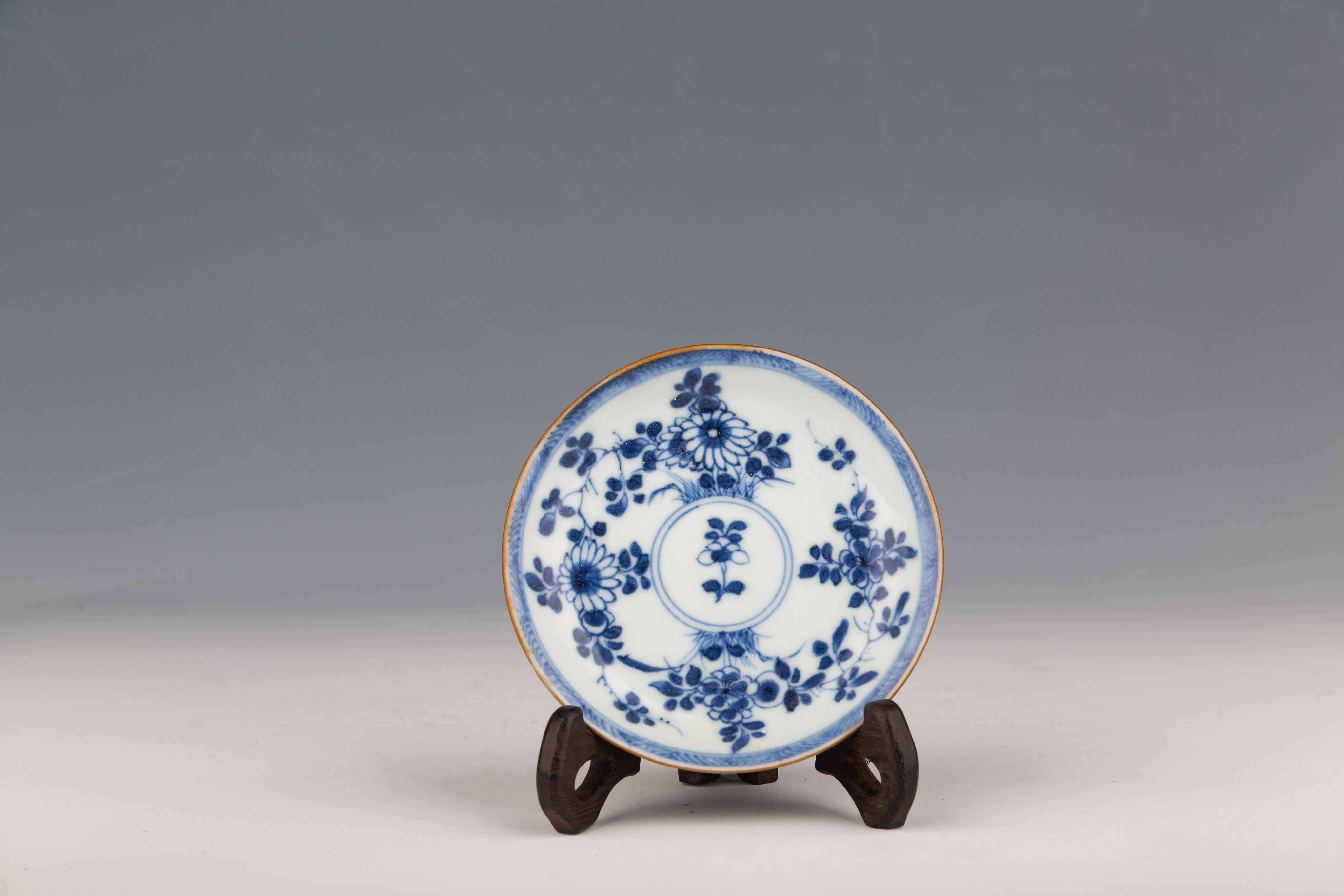 Blue and White Tea Bowls and Dishes